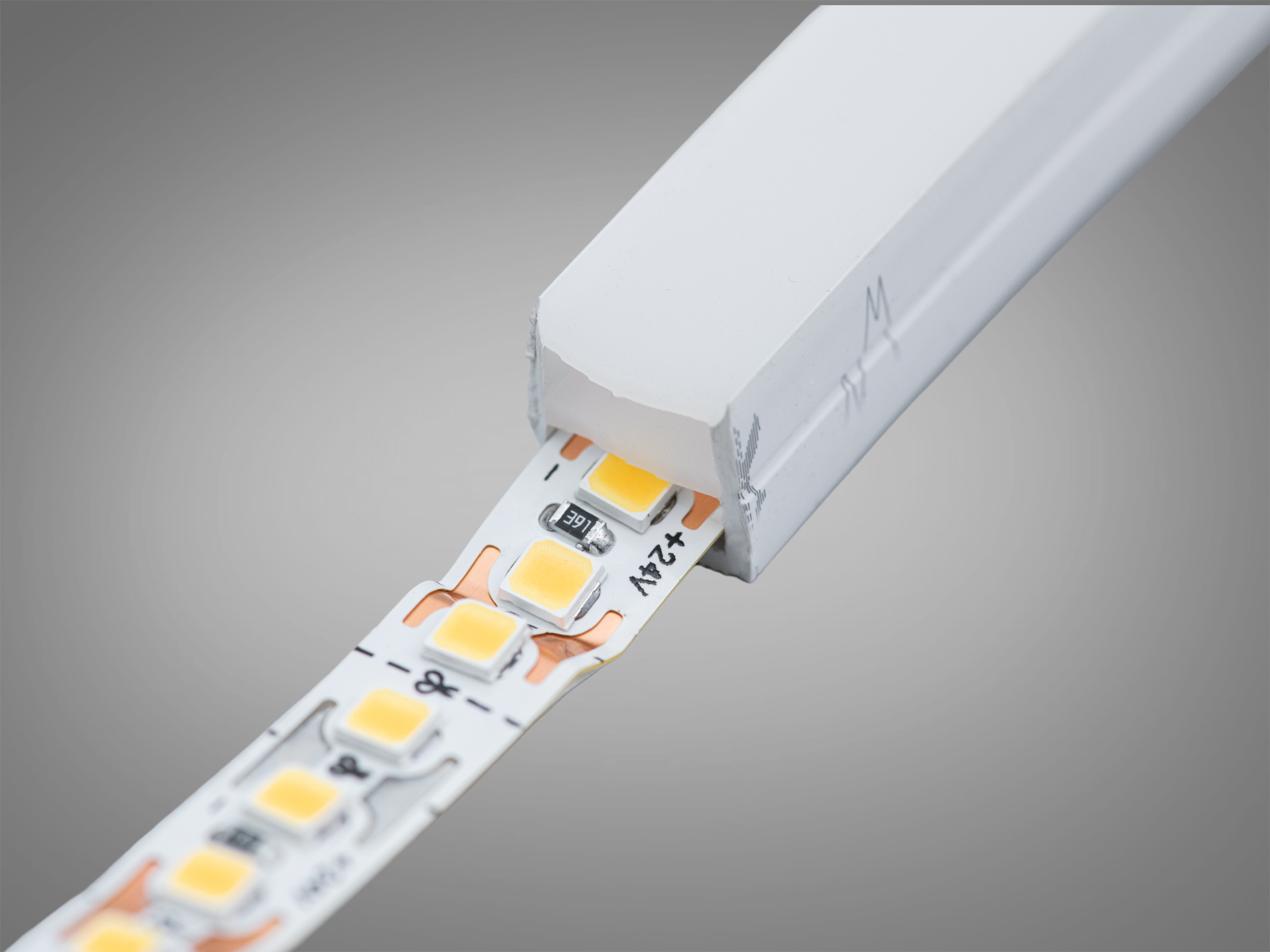 Профіль силіконовий Diasha 1010 білий IP67 8 мм