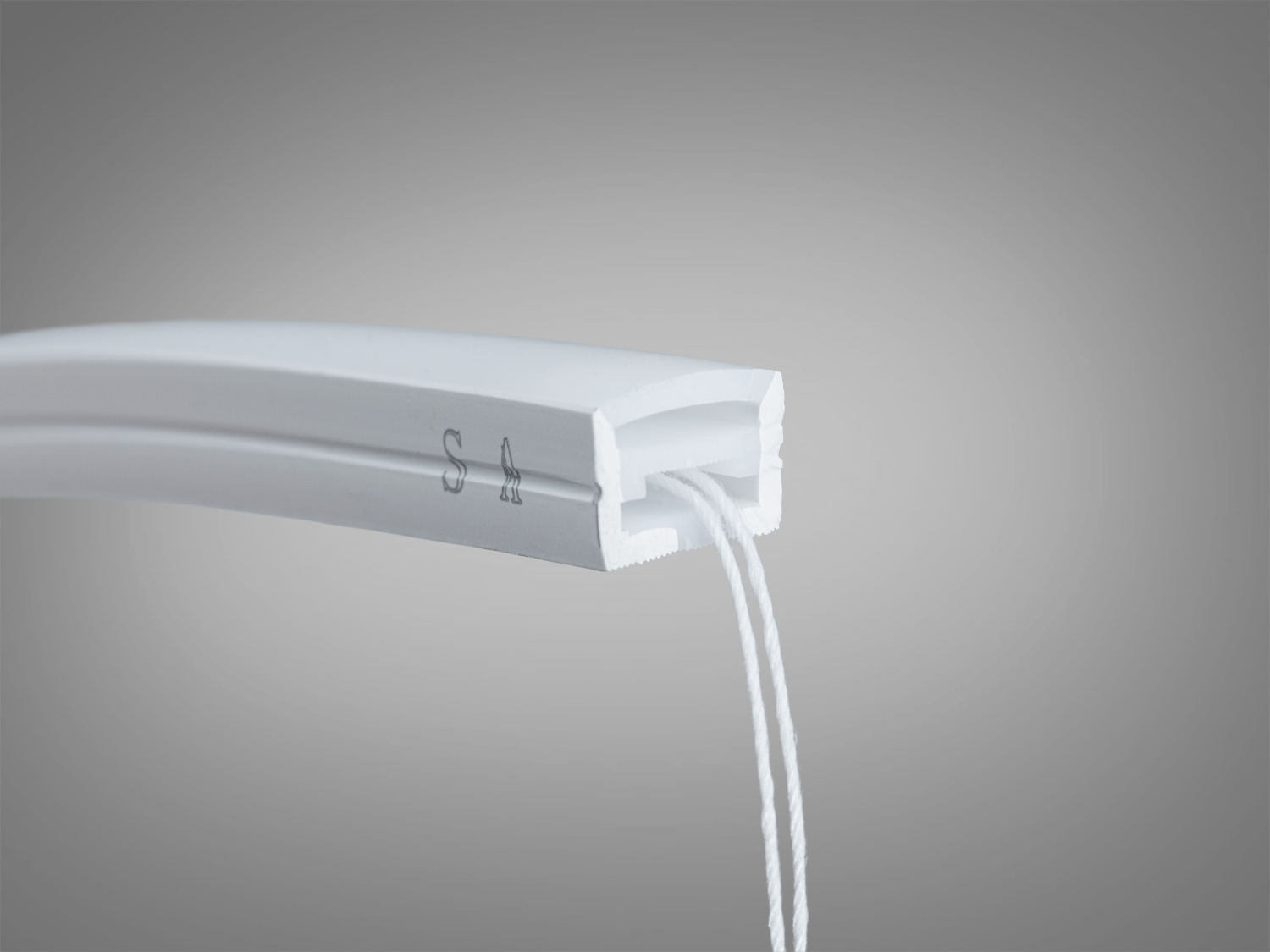 Гнучкий профіль для LED стрічки, накладний