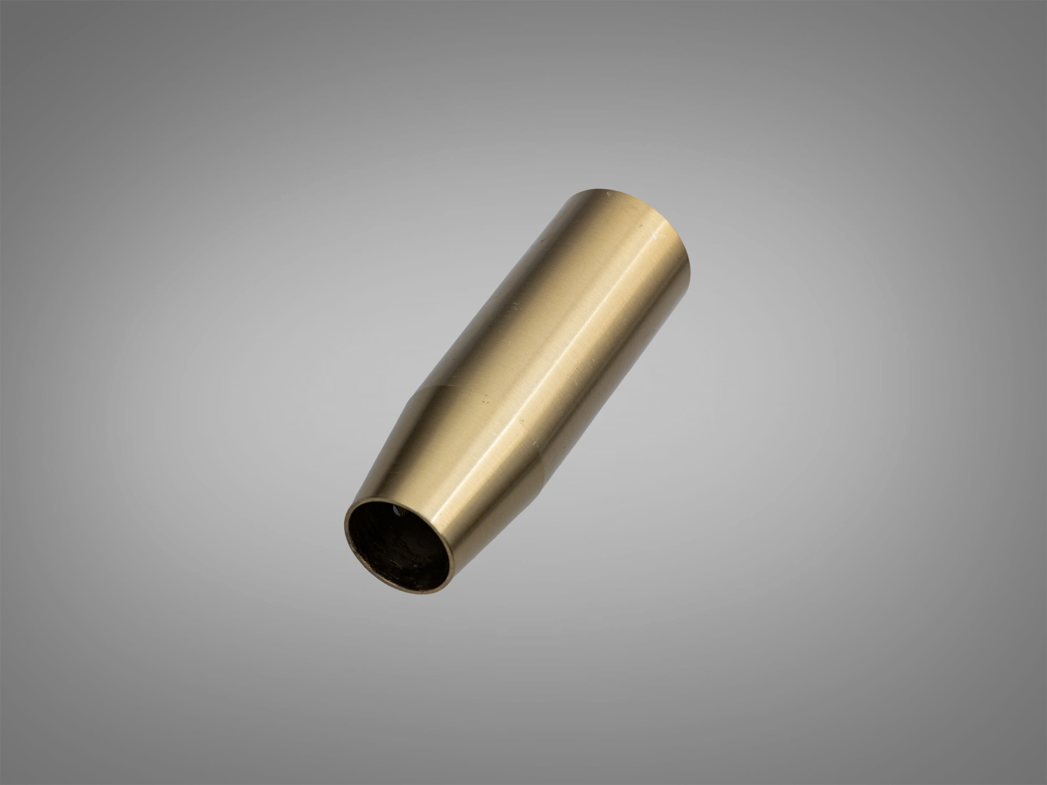 Заглушка металева D22 золота круглого профілю