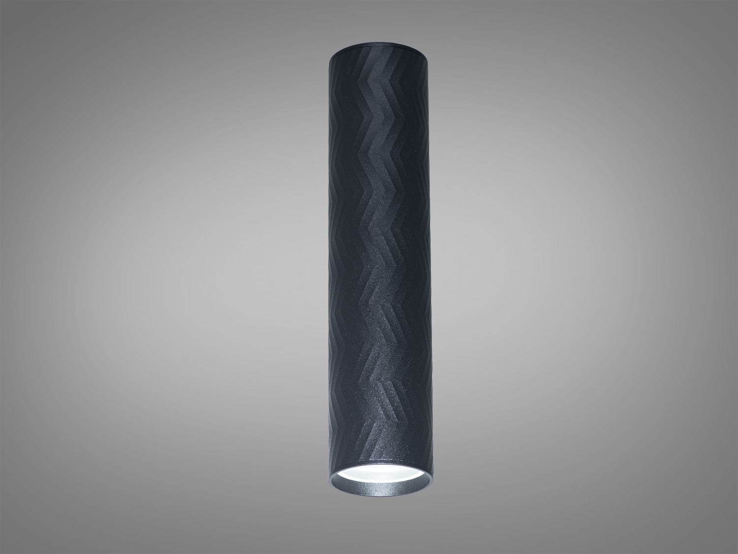 Підвісний світильник циліндричної форми з текстурованою поверхнею, ідеальний для акцентного освітлення.