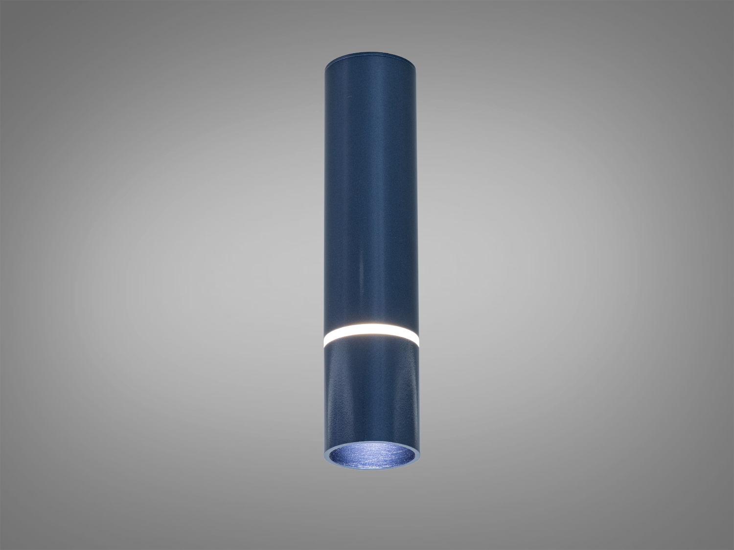 Накладний світильник-тубус Diasha під GU10, темно-синій метал. Спрямоване акцентне світло для сучасних інтер’єрів. Лампа в комплект не входить.