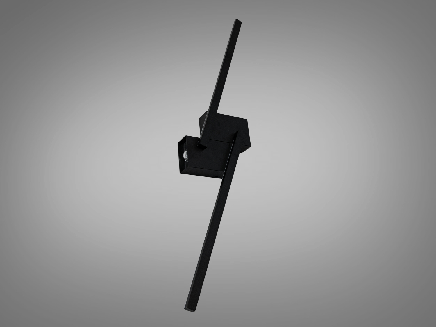 Світлодіодне бра Line чорний 25W мінімалістичний стиль