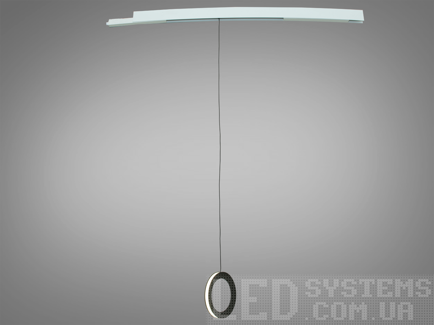 Підвісний магнітний трековий світильник LED, 10 Вт, чорний