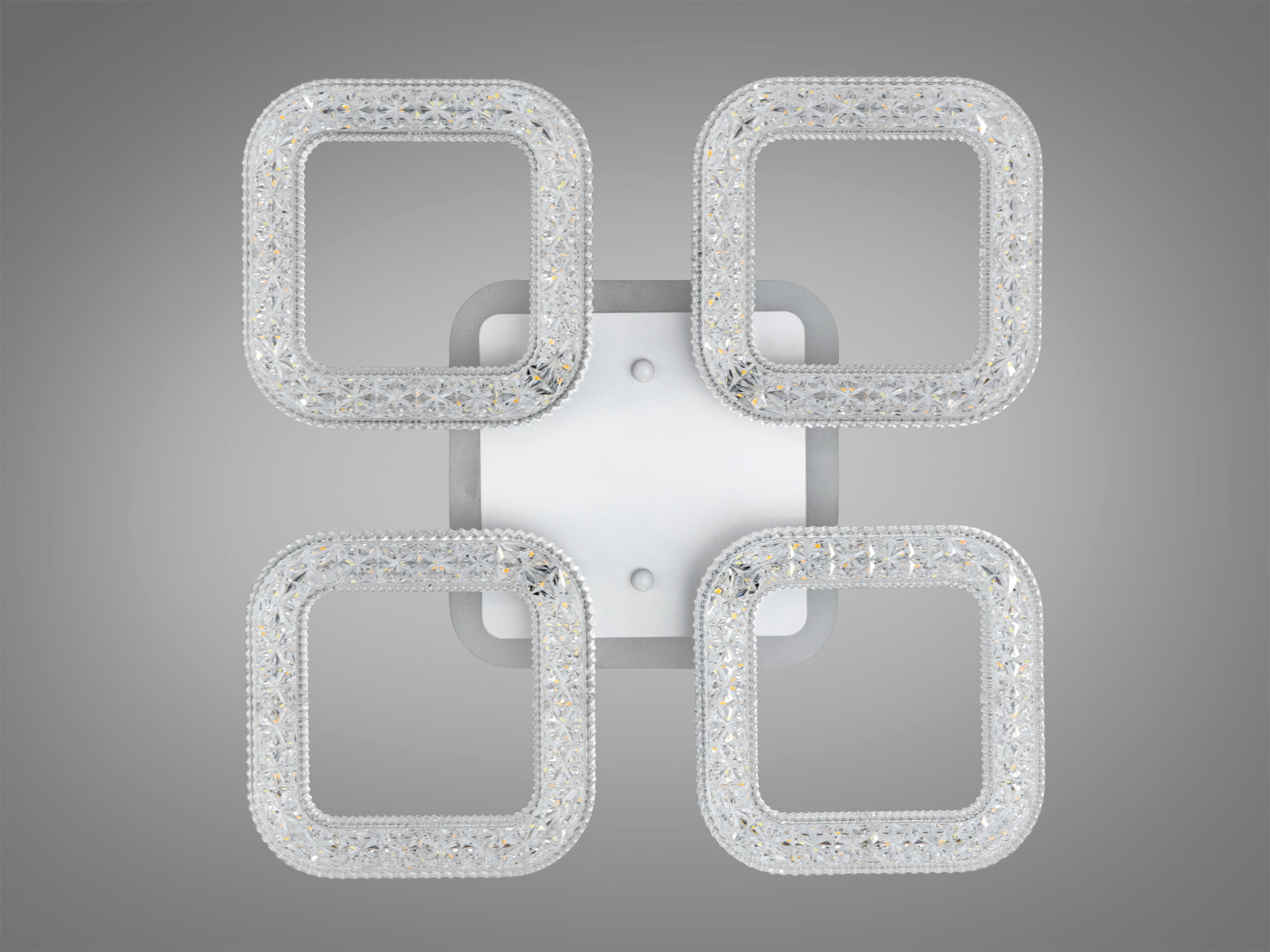 Пристельова люстра Серія Квадрати біла 50W LED пульт