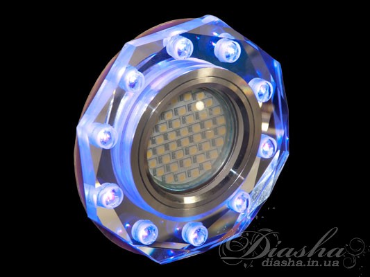 Врезной светильник с LED подсветкой