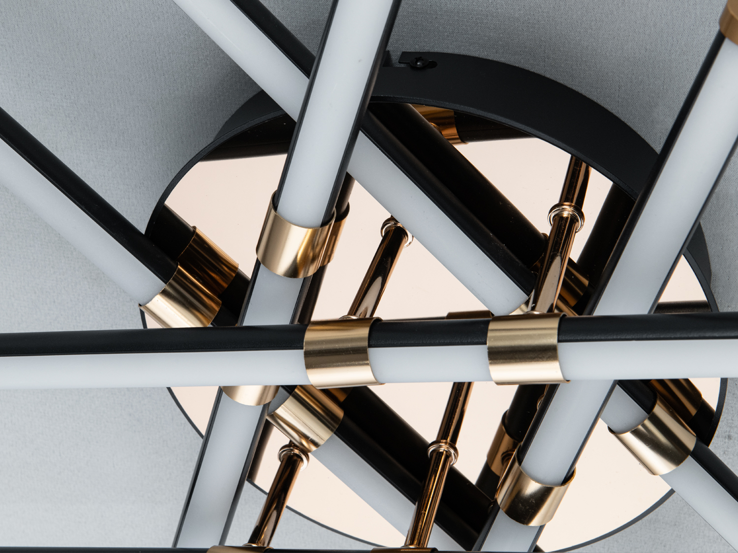 Світлодіодна люстра Diasha чорна 80 Вт до 14 м²