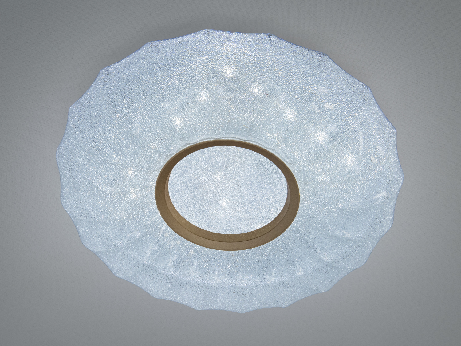 LED люстра Diasha біла золото 34Вт до 6м²