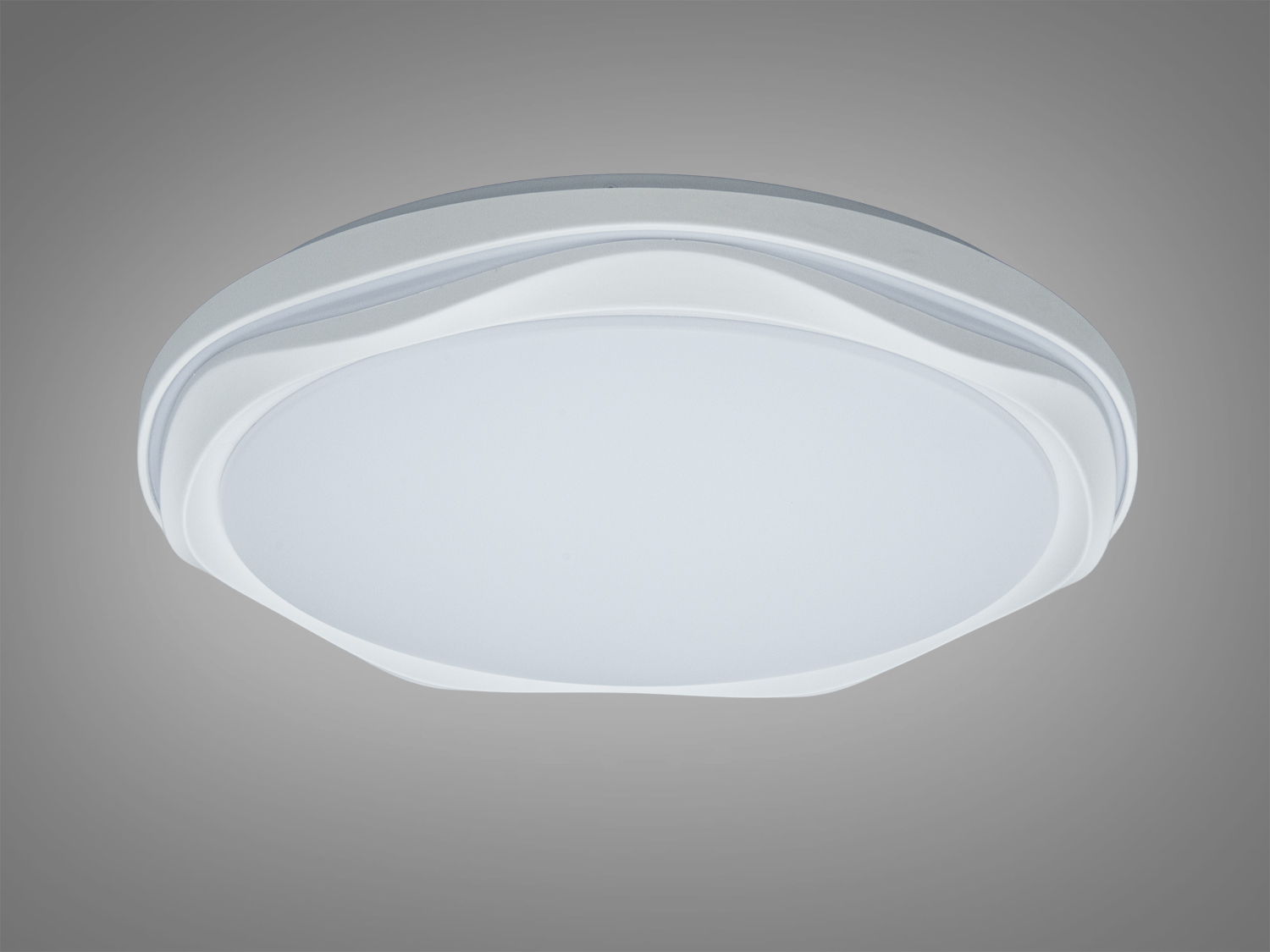 LED стельова люстра біла 58Вт смарт без пульта