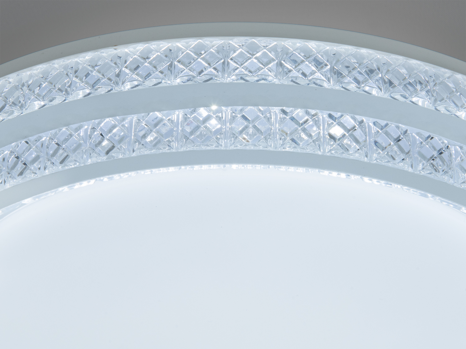 Світлодіодна стельова люстра біла 34 Вт до 6 м²