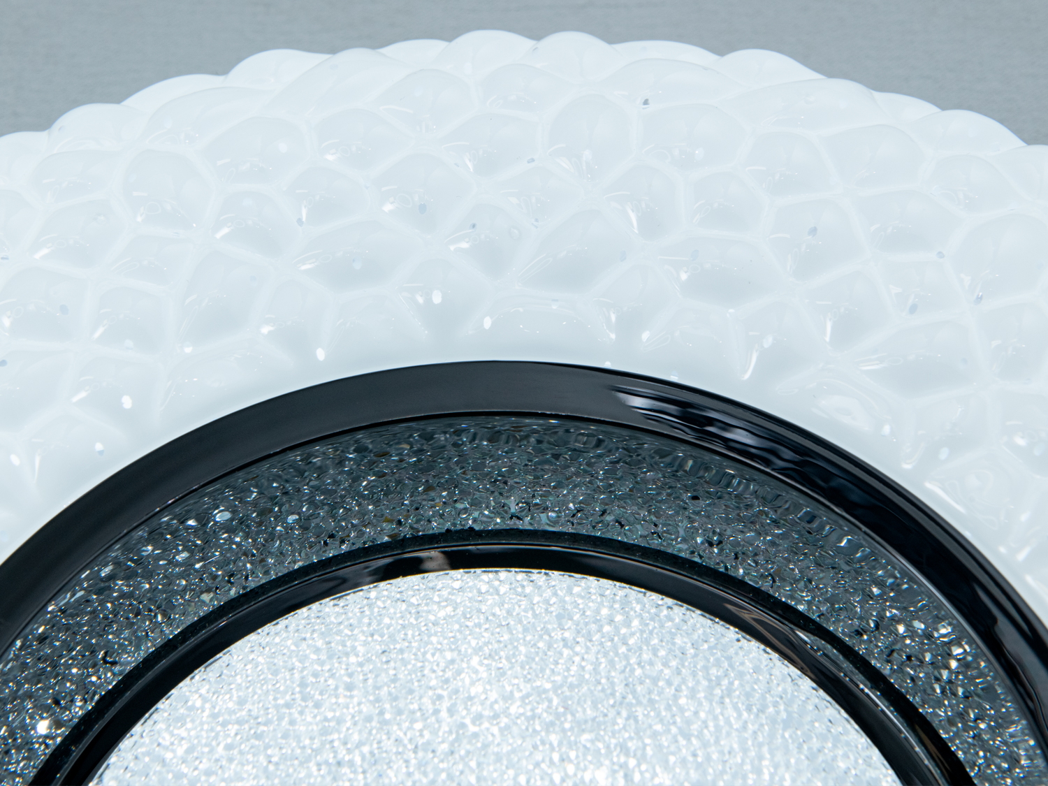 LED стельовий світильник чорний 22 Вт 5 м²