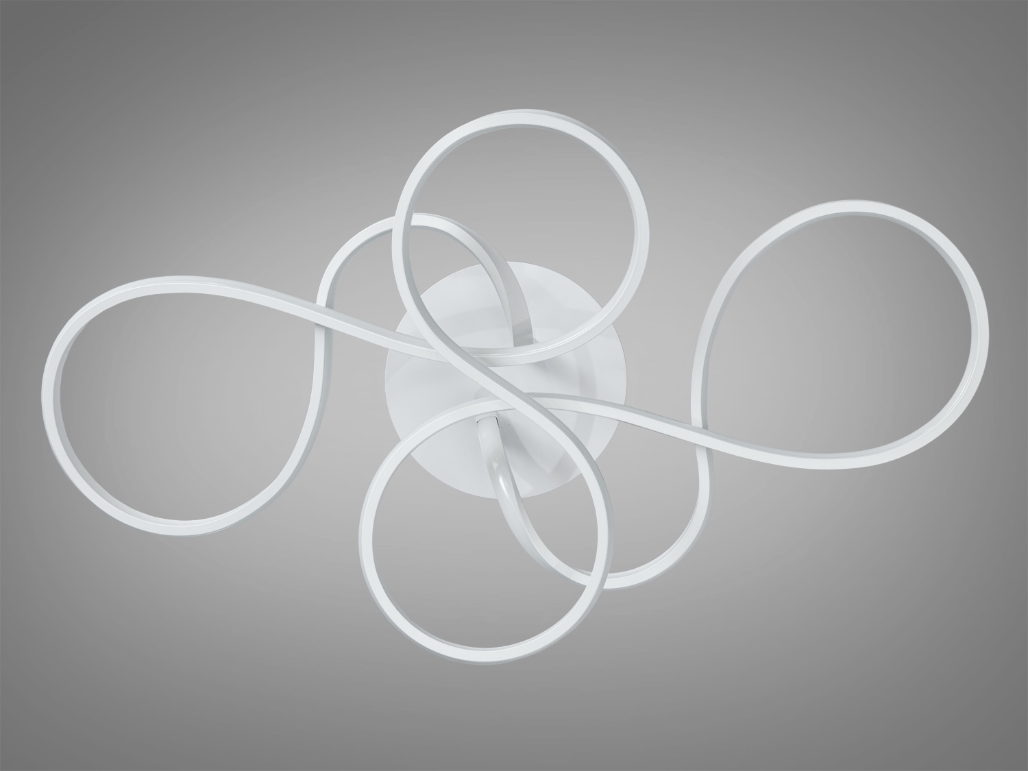 Стельова світлодіодна люстра біла 65 Вт